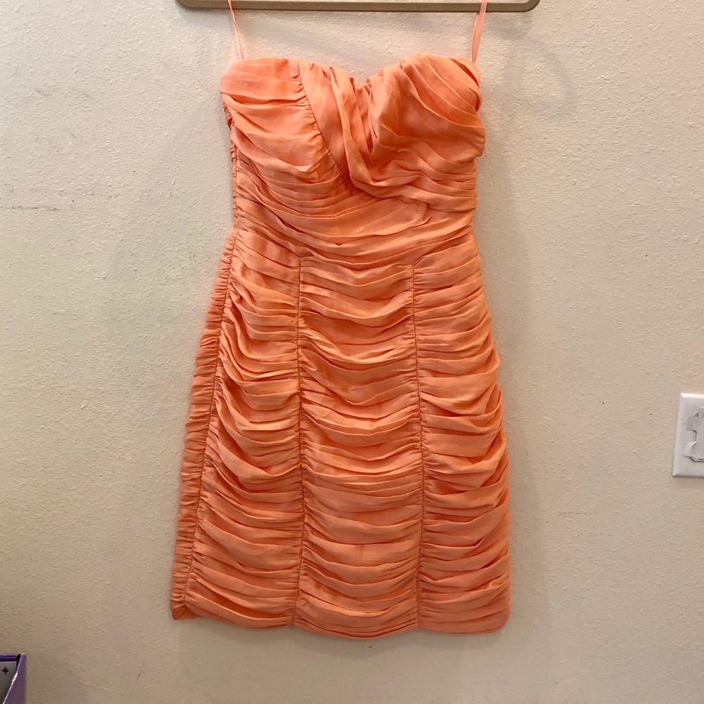 Ruffled tube dress